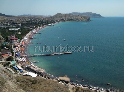 Пляжи в Судаке